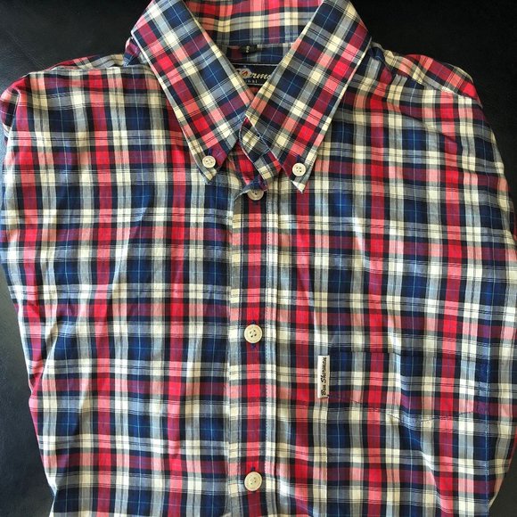 Vintage Plaid Ben Sherman Dress Shirt - Picture 2 of 5